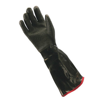 Imágen de PIP ChemGrip 57-8653R Negro Grande Neopreno Apoyado Guantes resistentes a productos químicos (Imagen principal del producto)