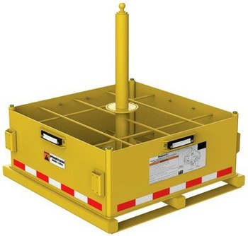 DBI-SALA FlexiGuard Contrapeso 8530621 - 8 pulg. x 12 1/2 pulg. - Acero - Amarillo - 17272