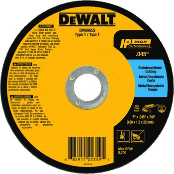 Imágen de DEWALT Rueda de corte 22359 (Imagen principal del producto)