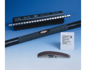 3M HDCW-140/40-1000 Poliolefina Manga de envoltura termocontraíble - Longitud 1000 mm - Diámetro Máx 140 mm140 mm - Diámetro mín 40 mm - 59094