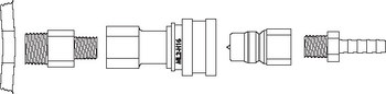 Imágen de Justrite Acero inoxidable Tubo (Imagen principal del producto)