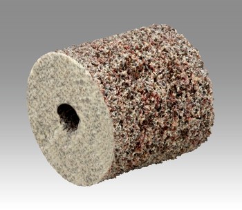 3M Scotch-Brite Unificado Óxido de aluminio Mediano Rueda de desbaste - Mediano grado - Accesorio Eje - Diámetro 3/4 pulg. - Agujero Central 1/8 pulg. - Grosor 1/8 pulg. - 15332