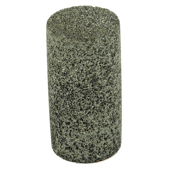 Weiler Tiger Zirc Zirconia Alumina Enchufe abrasivo - 1 1/2 pulg. longitud - Agujero Central UNC de 5/8-11 - 68322