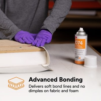 3M Fastbond 1074 7100373617 Spray Adhesivo para Espuma y Tela Neutro Líquido Bote de aerosol A base de agua - 76116 - Peso neto 8.2 oz