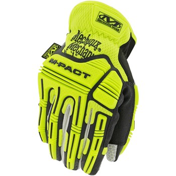 Mechanix Wear M-Pact CR4 Amarillo fluorescente Grande Algodón/Silicona Algodón/Silicona Guantes de trabajo - 781513-65327