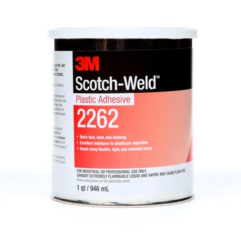 3M Scotch-Weld 2262 Adhesivo de plástico Transparente Líquido 1 qt Lata - 20392