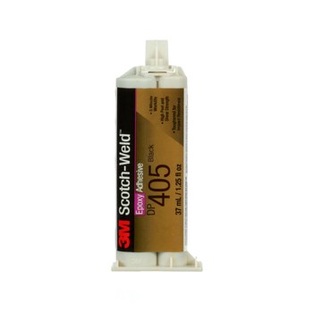 3M Scotch-Weld 405 Negro Adhesivo epoxi - Base y acelerador (B/A) - 400 ml Cartucho - 07699