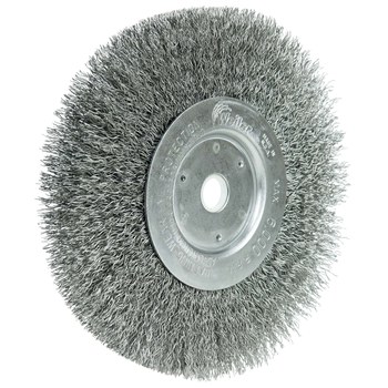 Weiler 01065 Cepillo de rueda - Rizado Acero cerda