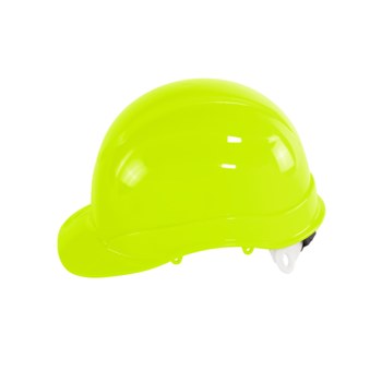 Bullhead Safety Clase C Casco HH-C2-YG - 6 puntos Trinquete suspensión - Amarillo/verde de alta visibilidad - 29194