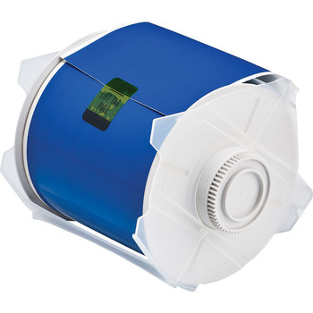 Imágen de Brady Azul Interior/exterior Poliéster Transferencia térmica 76627 Rollo de etiquetas para impresora de transferencia térmica continua (Imagen principal del producto)