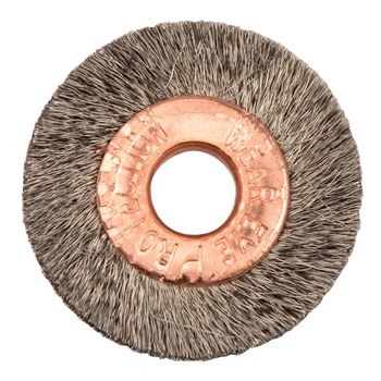 Weiler 16471 Cepillo de rueda - Rizado Acero inoxidable cerda