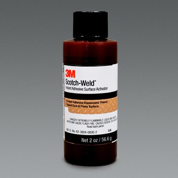 3M Scotch-Weld Activador Ámbar Líquido 2 oz Botella - Para uso con Cianoacrilato - 87937