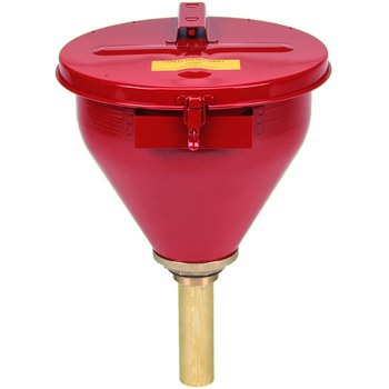 Imágen de Justrite Rojo Acero Embudo (Imagen principal del producto)