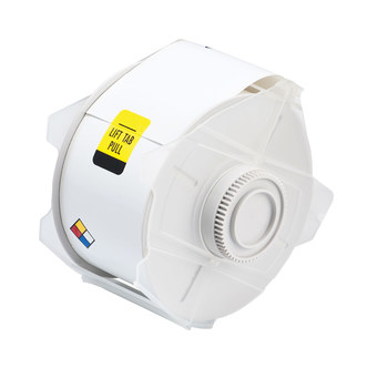 Imágen de Brady Azul/Rojo/Amarillo sobre blanco Rectángulo Laminado Vinilo 115766 Etiqueta de derecho a saber (Imagen principal del producto)