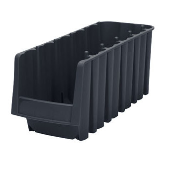 Imagen de Akro-mils 15 lb Negro Polímero de grado industrial Apilado Contenedor de almacenamiento (Imagen principal del producto)