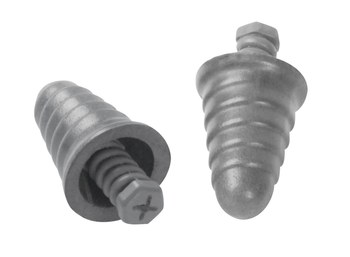 3M E-A-R Skull Screws P1300 Tapones para los oídos 92951 - Universal - Espuma elastómera termoplástica - Plateado - 32 dB