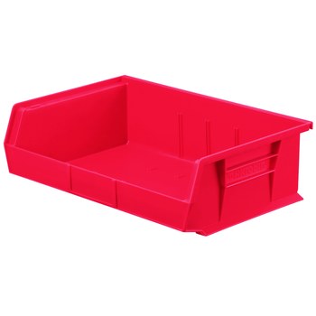 Imagen de Akro-mils Akrobin 60 lb Rojo Polímero de grado industrial Colgado/Apilado Contenedor de almacenamiento (Imagen principal del producto)