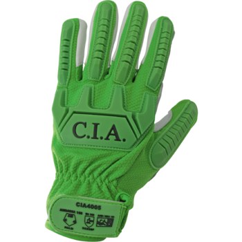 Global Glove Verde Mediano Aralene Guantes de mecánico - Pulgar tipo ala - 810033-29664