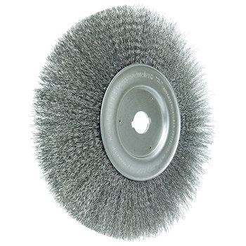 Weiler 01250 Cepillo de rueda - Rizado Acero cerda
