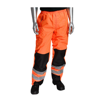 Imágen de PIP 318-1771 Naranja de alta vis. Grande Poliuretano en poliéster Pantalones de alta visibilidad (Imagen principal del producto)