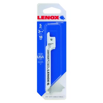 Imágen de Hoja de sierra de sable para corte de metales 20521318RC de Bi-Metal 3 5/8 pulg. por de Lenox (Imagen principal del producto)