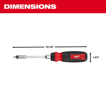 Milwaukee 48-22-2912 Destornillador Multi-Puntas de Seguridad - 10.12 pulg. - 84639