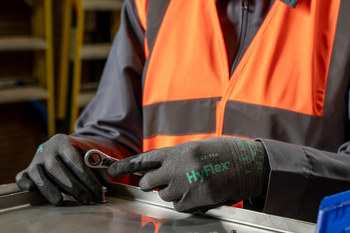 Ansell HyFlex Aerofit 11584 Gris 10 Guantes de trabajo - Grado Aeroespacial, Maquinaria y equipos, Fabricación de metales, Automotriz, Procesado de alimentos - 076490-76324
