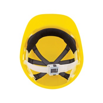 Global Glove Bullhead Safety Casco HH-C1-Y - 6 puntos Cierre con pasador suspensión - Amarillo - 02949