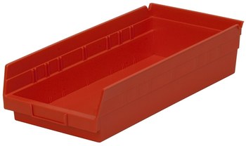 Imagen de Akro-mils 138 cu in Rojo Polímero de grado industrial Estante Contenedor de almacenamiento (Imagen principal del producto)