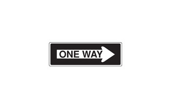 Imágen de Brady Aluminio Rectángulo Blanco Inglés Carteles de alto, control de tráfico y pancartas 103715 (Imagen principal del producto)