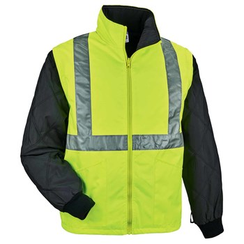 Ergodyne Glowear 8385 Chaqueta para condiciones frías 24388 - tamaño 4XG - Lima de alta visibilidad
