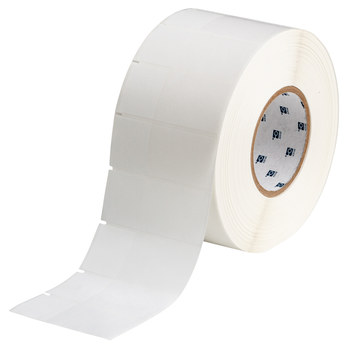 Imágen de Brady Transparente/Blanco Autolaminados Poliéster Transferencia térmica THT-134-461-3 Rollo de etiquetas para impresora de transferencia térmica troquelado (Imagen principal del producto)