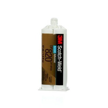3M Scotch-Weld DP820 Blancuzco Base y acelerador (B/A) Adhesivo acrílico, 47 ml Duo-Pak | RSHughes.mx