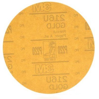 3M Hookit Recubierto Óxido de aluminio Amarillo Disco de velcro - Óxido de aluminio - 6 pulg. - P220 - Grueso - 00978