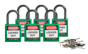 Imágen de Brady - 118927 Candado de seguridad con llave (Imagen principal del producto)