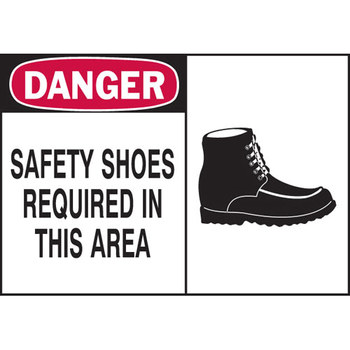 Imágen de Brady B-120 Poliéster reforzado con fibra de vidrio Rectángulo Blanco Inglés Cartel de PPE 62754 (Imagen principal del producto)