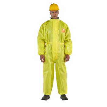 Ansell Microchem Overoles para trabajo y uso general 3000 YE30-W-92-103-03 - tamaño Mediano - Amarillo - 18007