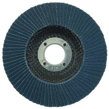 Weiler Wolverine Tipo 27 - Zirconia - 4 1/2 pulg. - 80 - Mediano - 31404