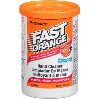 Permatex Fast Orange Limpiador de manos sin agua - Loción 4.5 lb Cubo - Cítrico Fragancia - 23218