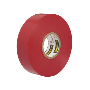 3M Scotch 35 Red PVC Insulating Tape - 3/4 in x 66 ft - 0.75 in Wide - 7 mil Thick - 10810