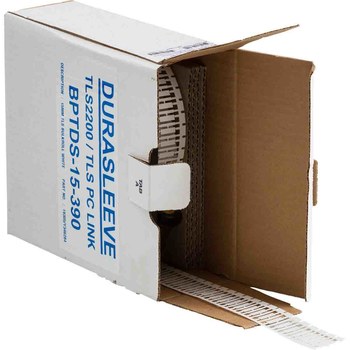 Imágen de Brady DuraSleeve Blanco Uso en interiores Polipropileno Transferencia térmica BM-15-390 Insertos de marcado de alambre (Imagen principal del producto)