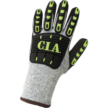 Global Glove Vise Gripster C.I.A. CIA300INT Blanco/azul Grande Tuffalene Guantes resistentes a cortes - cia300int lg