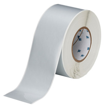 Imágen de Brady Plateado Poliéster Transferencia térmica THT-21-434 Rollo de etiquetas para impresora de transferencia térmica continua (Imagen principal del producto)