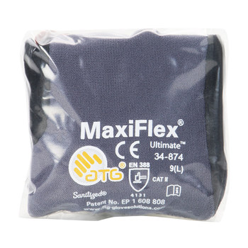 PIP MaxiFlex Ultimate 34-874V Gris Grande Nailon Guantes de trabajo - 616314-15644