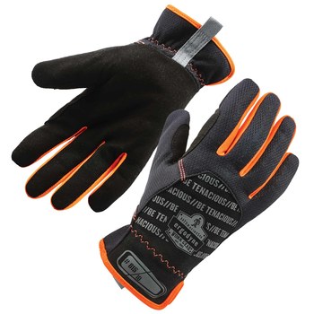 Ergodyne ProFlex QuickCuff 815 Negro/Naranja Grande Malla de poliéster Malla de poliéster Guantes de trabajo - 720476-17204
