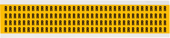 Imágen de Brady 15 Series Negro sobre amarillo Interior/exterior Vinilo 15 Series Carta 1500-R Etiqueta en forma de letra (Imagen principal del producto)