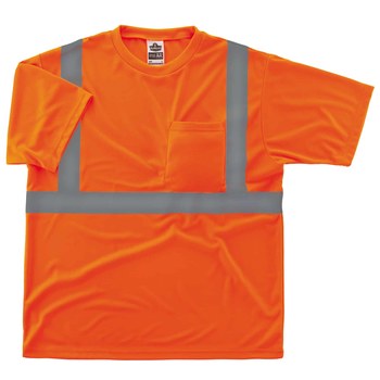 Ergodyne Glowear 8289 Camisa de alta visibilidad 21514 - Grande - Poliéster - Naranja - ANSI clase 2