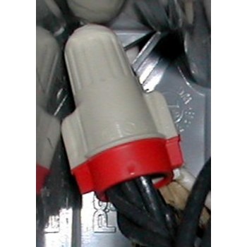 3M T/R+KEG Rojo/tostado Conector de cable - Conector de alambre - 54456