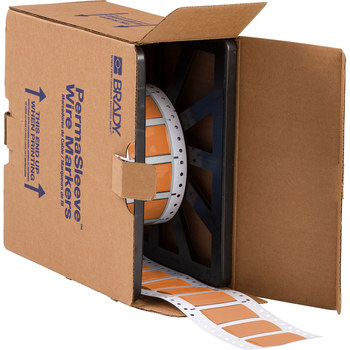 Imágen de Brady Permasleeve Naranja Termocontraíble Transferencia térmica 2HX-750-2-OR-S Manga para impresora de transferencia térmica troquelada (Imagen principal del producto)