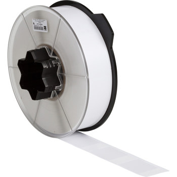 Brady WRAP-5-427 Rollo de etiquetas troqueladas para impresoras - 1.5 pulg. x 2 1/2 pulg. - Vinilo - Blanco - B-427